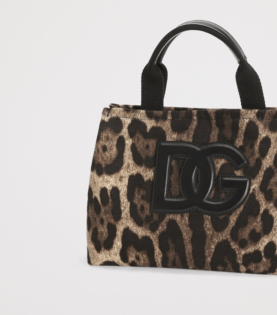 Dolce&Gabbana kids leopard print top-handle bag - British product
