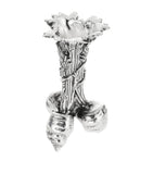 Christofle silver-plated Bunch of Carrots vase 10.5cm - British product