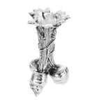 Christofle silver-plated Bunch of Carrots vase 10.5cm - British product