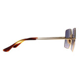 Ray-Ban Square RB1971 gold frame women sunglasses - British product