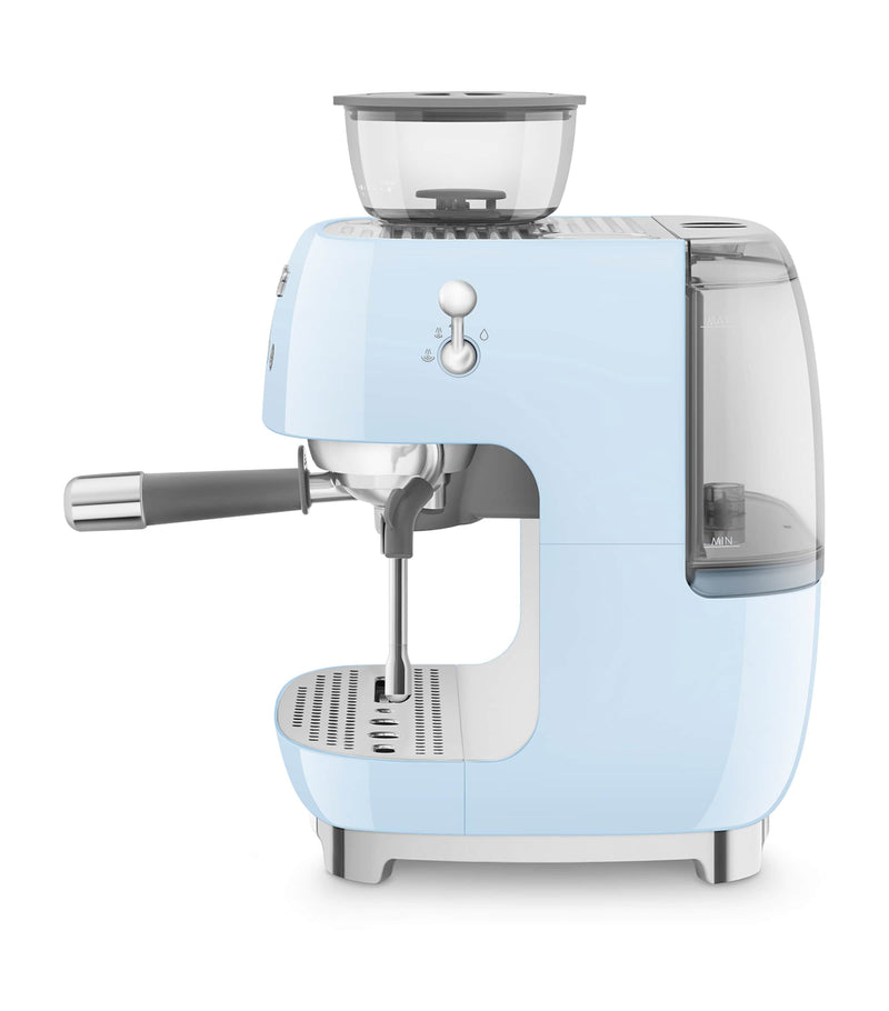 Smeg espresso coffee machine with grinder, UK version