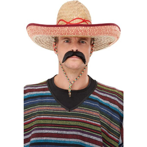 Smiffys sombrero straw hat brown extra large - British product