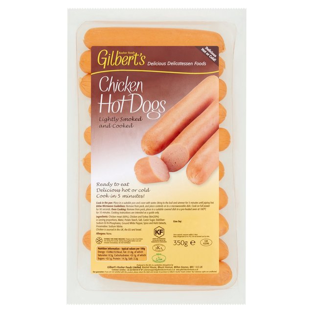 Gilberts Chicken Hot Dog   350g GOODS M&S   