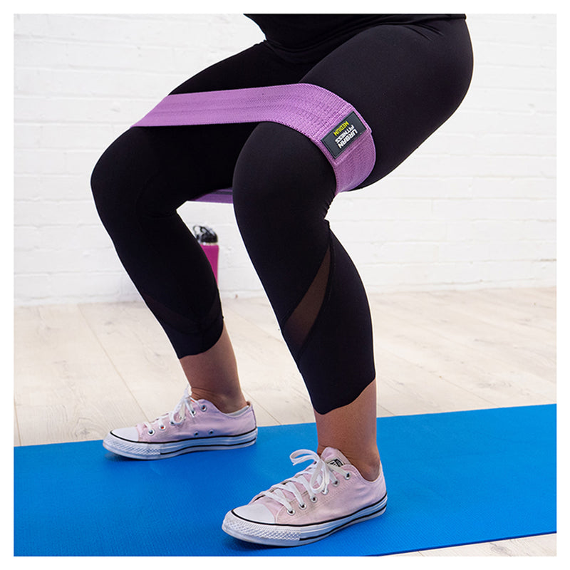 Urban Fitness fabric resistance band set of 3 15 inch - British product