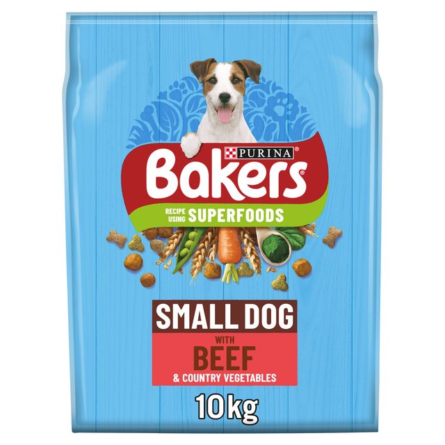 Bakers Small Dog Beef Dry Dog Food   10kg GOODS M&S   