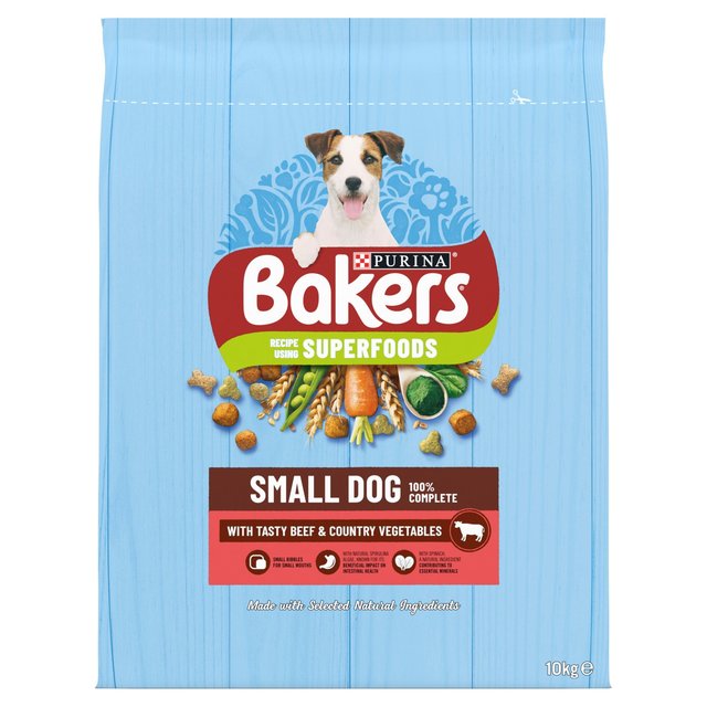 Bakers Small Dog Beef Dry Dog Food   10kg GOODS M&S   