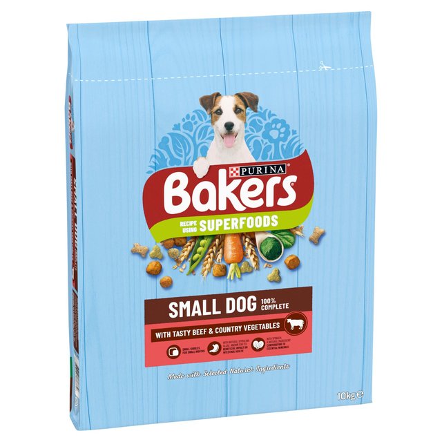 Bakers Small Dog Beef Dry Dog Food   10kg GOODS M&S   