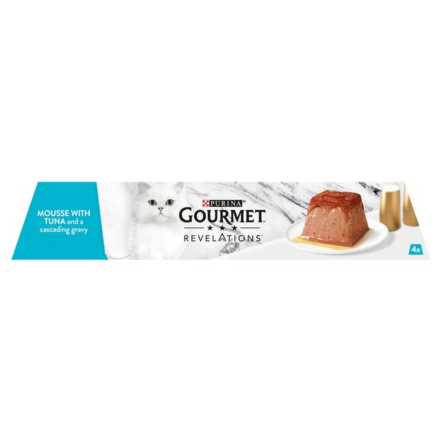 Gourmet Revelations Mousse Tuna Wet Cat Food   4 x 57g GOODS M&S   