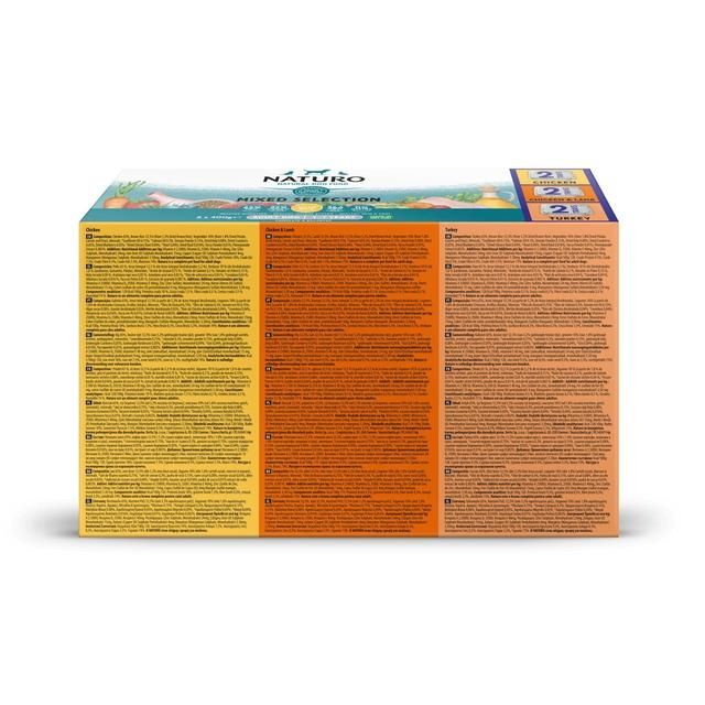 Naturo Adult Dog with Rice Variety Trays   6 x 400g GOODS M&S   