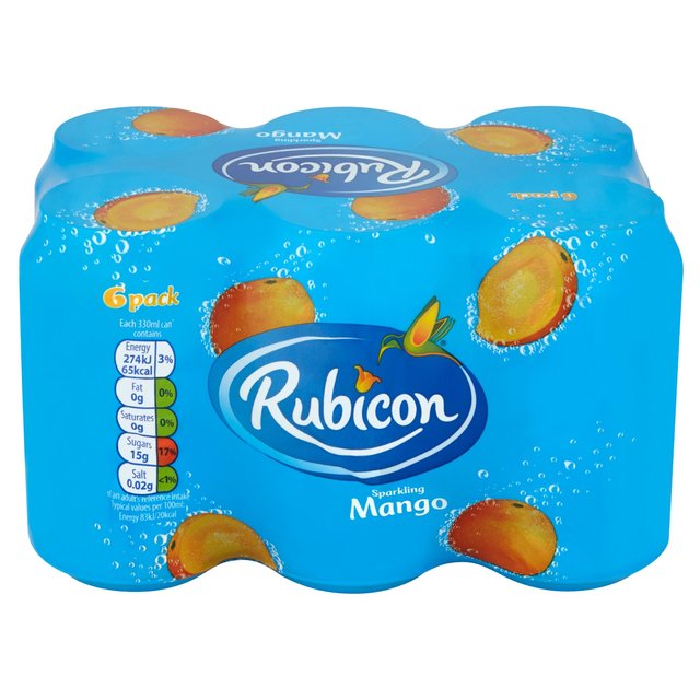 Rubicon Sparkling Mango   6 x 330ml GOODS M&S   