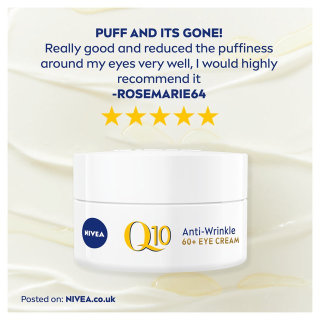 NIVEA Q10 Anti Wrinkle 60+ Eye Cream   15ml GOODS M&S   