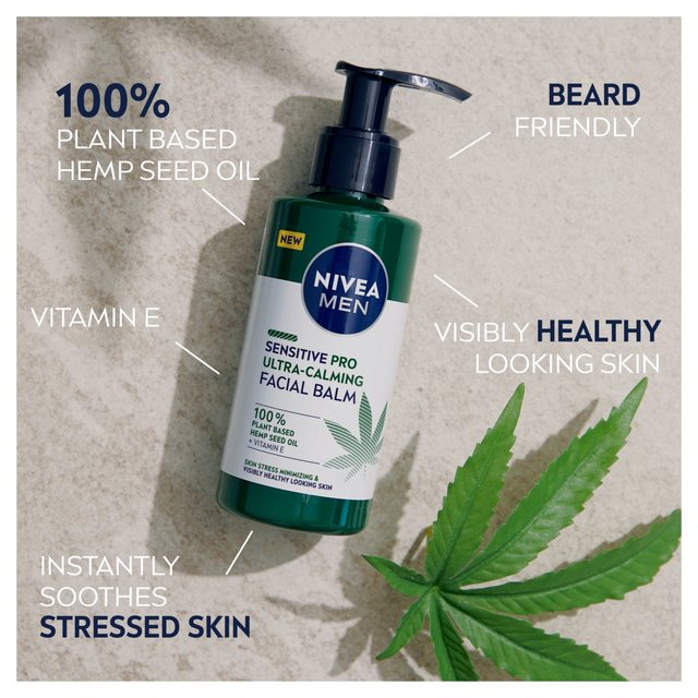 NIVEA MEN Sensitive Pro Ultra Calming After Shave Balm with Hemp Oil    150ml GOODS M&S   