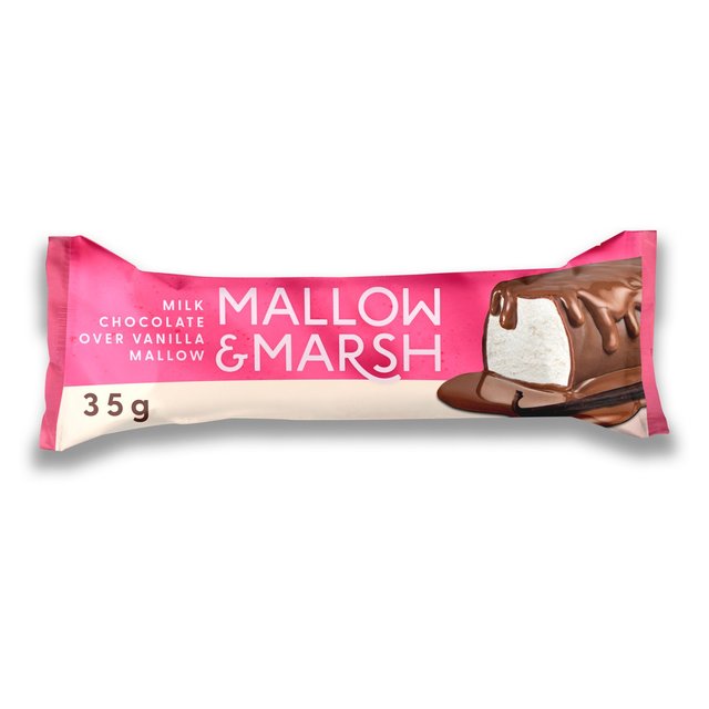 Mallow & Marsh Vanilla & Milk Chocolate Marshmallow Bar   35g GOODS M&S   