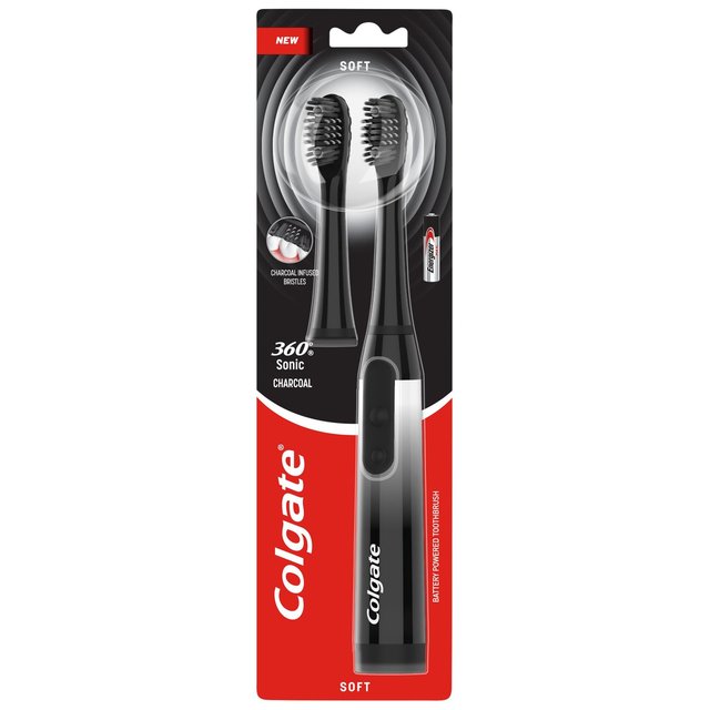 Colgate Battery 360 Sonic Charcoal Soft Toothbrush GOODS M&S   