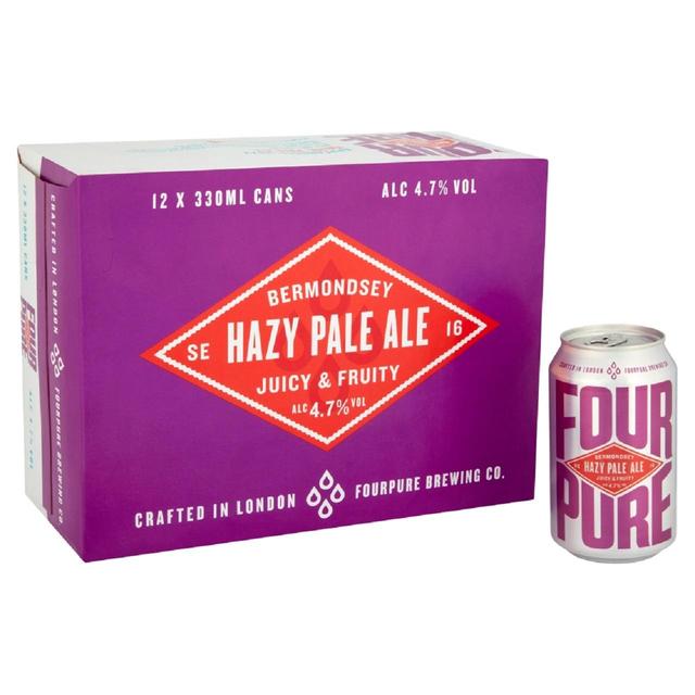 Fourpure Hazy Pale Ale 4.7%   12 x 330ml