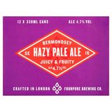 Fourpure Hazy Pale Ale 4.7%   12 x 330ml GOODS M&S   