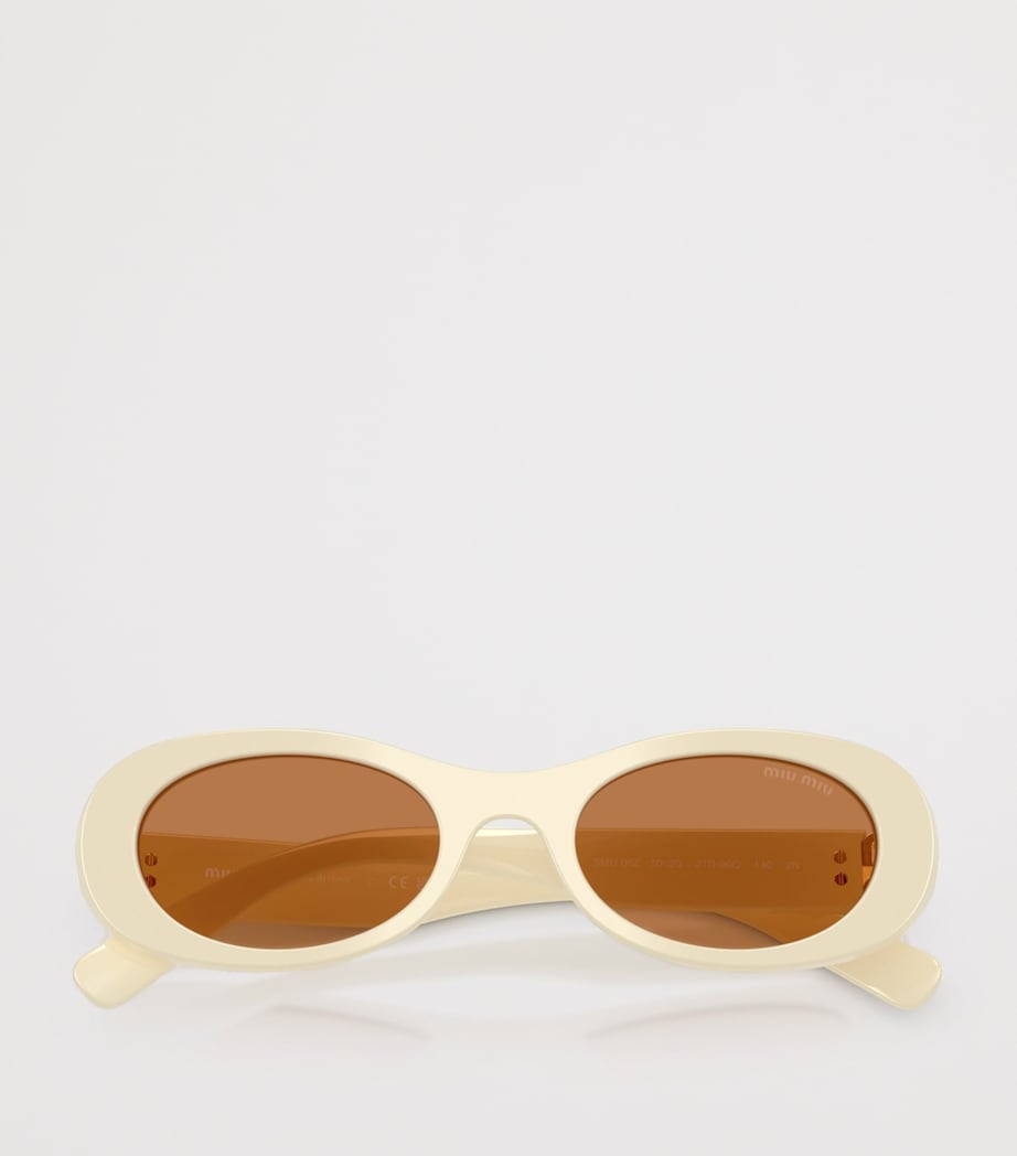 Miu Miu oval acetate sunglasses MU06ZS - British product