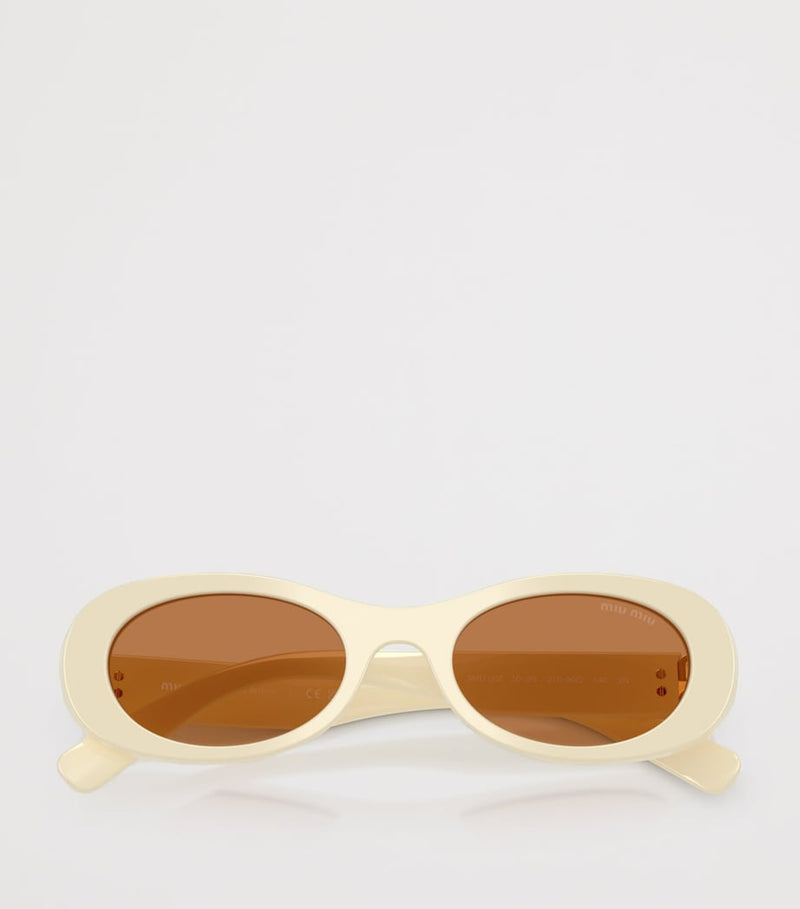 Miu Miu oval acetate sunglasses MU06ZS - British product