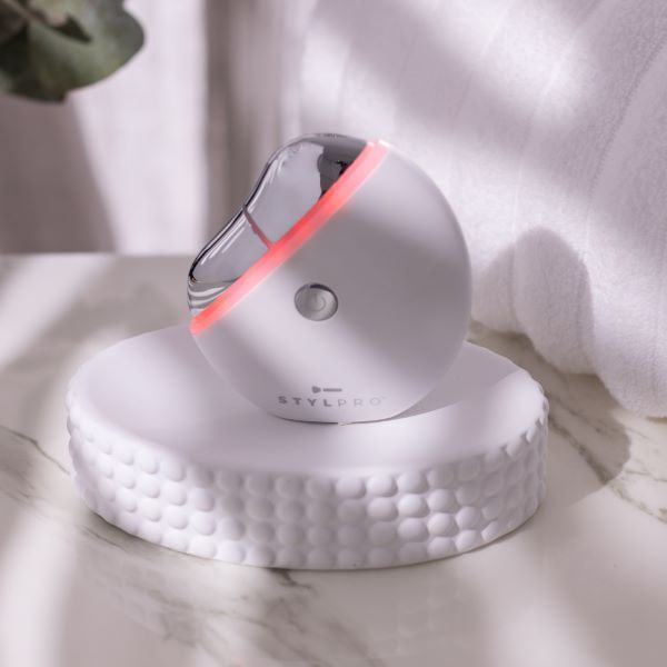 STYLPRO heated LED gua sha skincare tool, imported from the UK