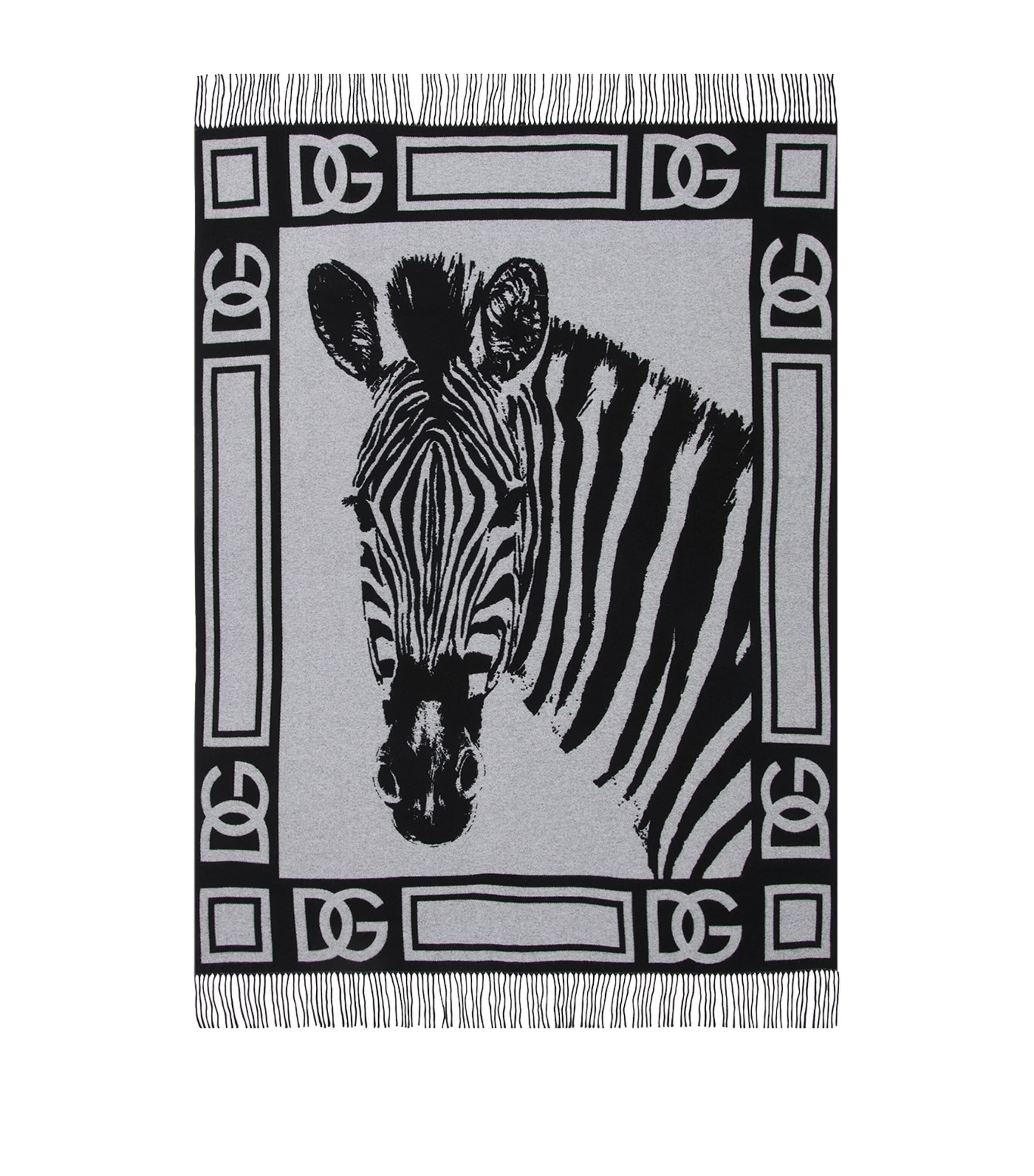 Dolce&Gabbana Casa cashmere zebra throw 140cm x 180cm - British product