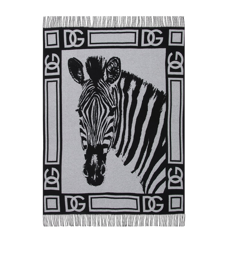 Dolce&Gabbana Casa cashmere zebra throw 140cm x 180cm - British product