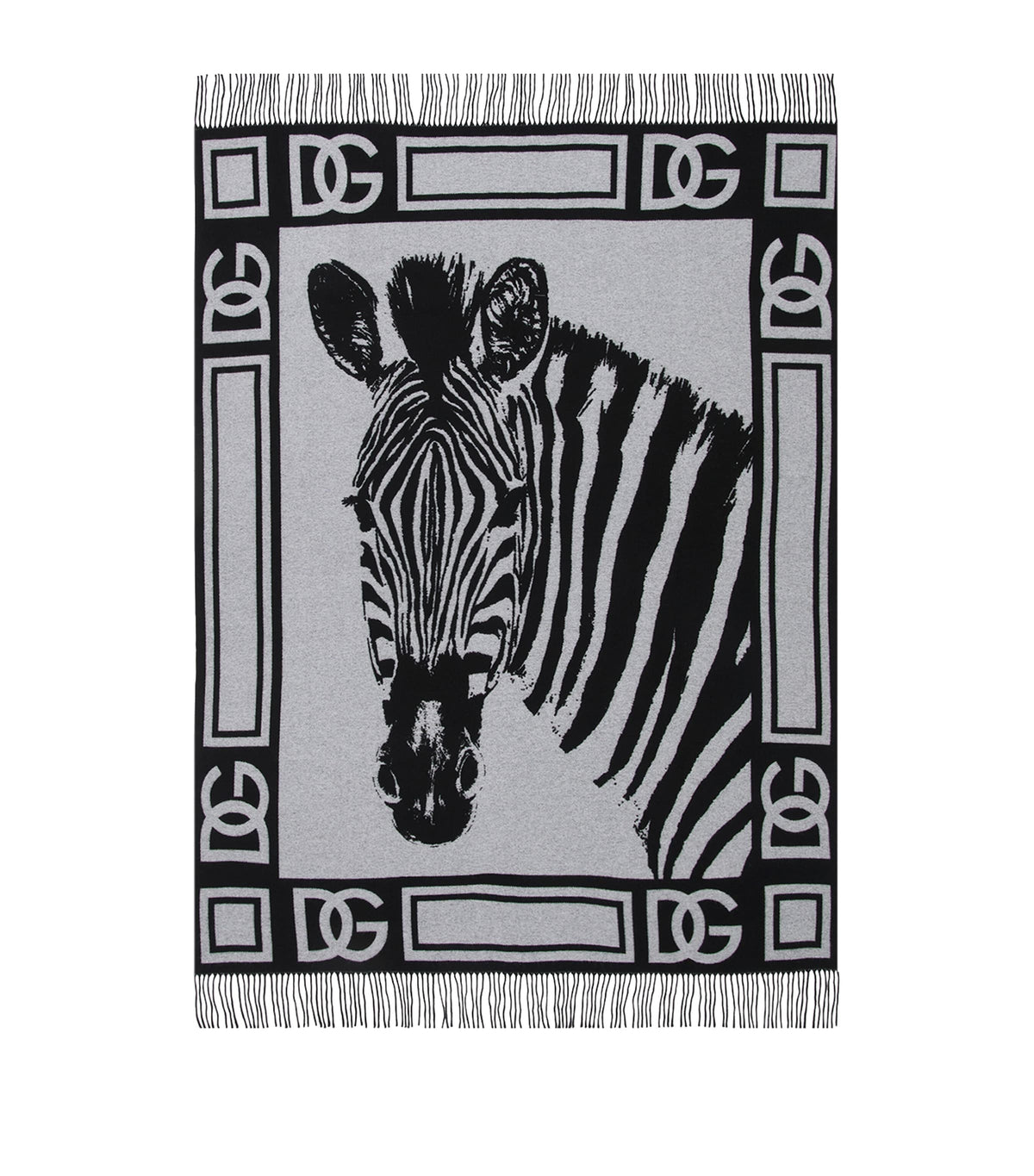 Dolce&Gabbana Casa cashmere zebra throw 140cm x 180cm - British product