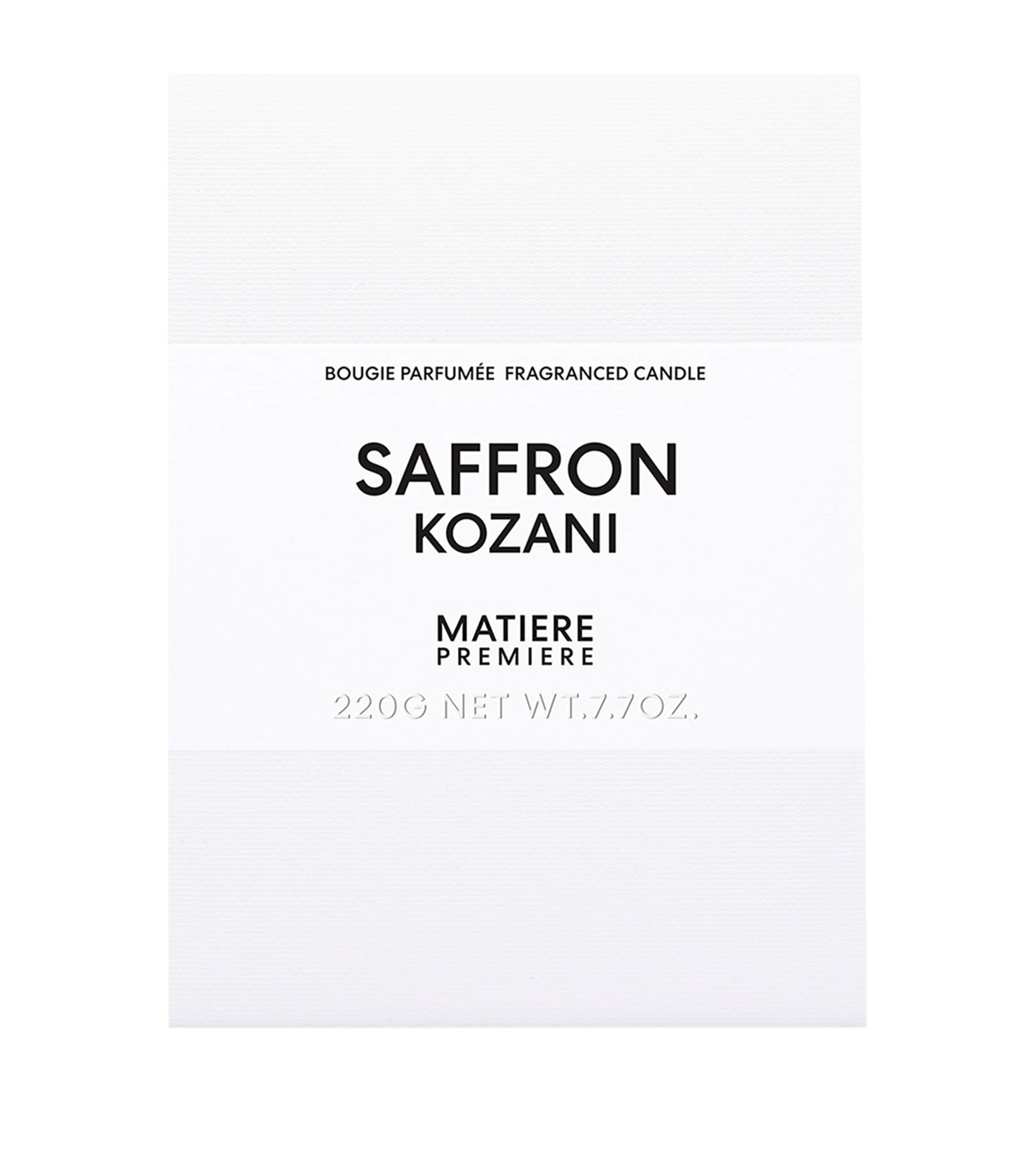 Matiere Premiere Saffron Kozani scented candle 220g (British brand)