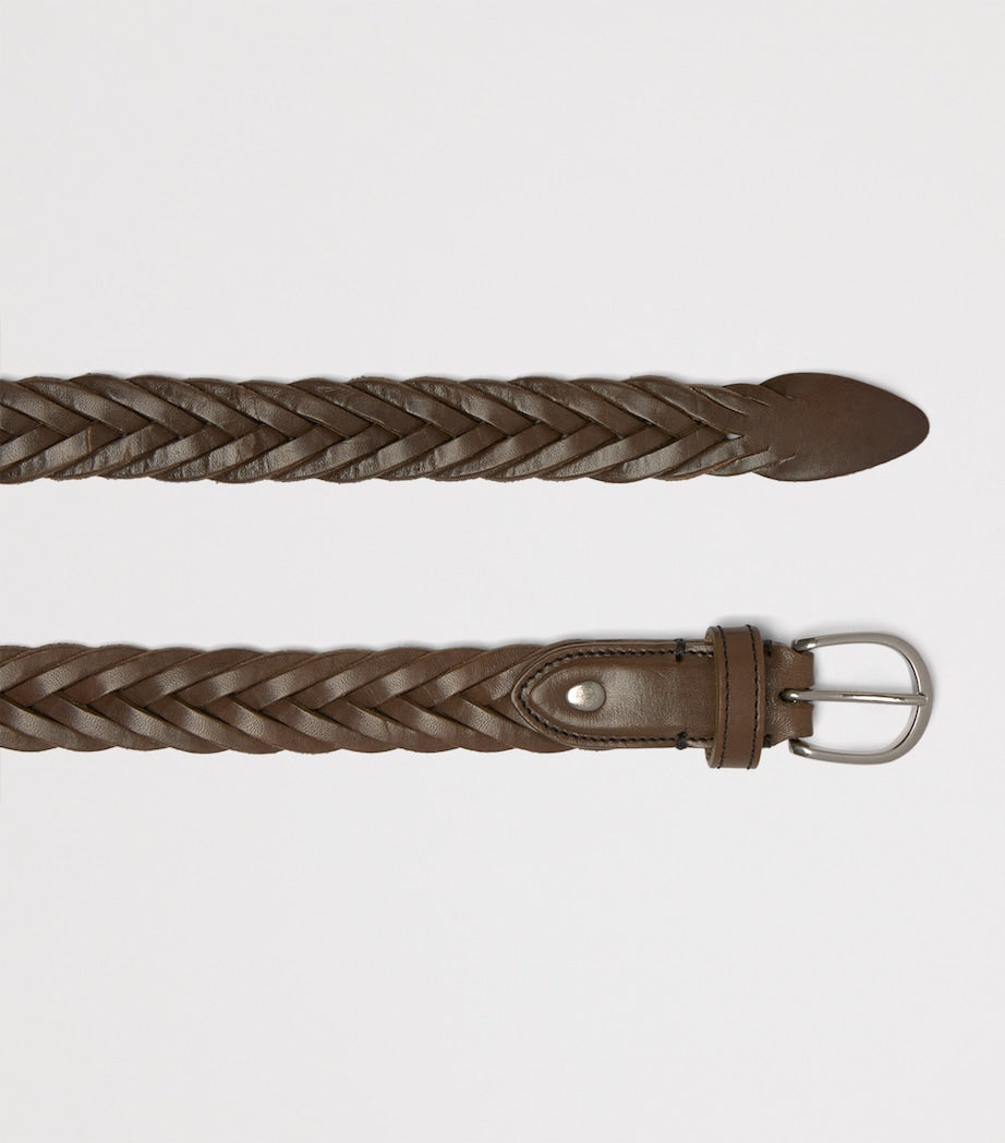 Dunhill woven leather belt imported from the UK