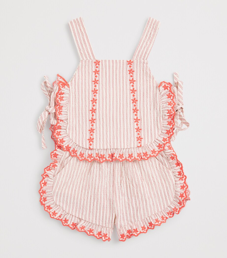 Gingersnaps stretch-cotton Juria top and shorts set for toddlers 6-36 months, UK version