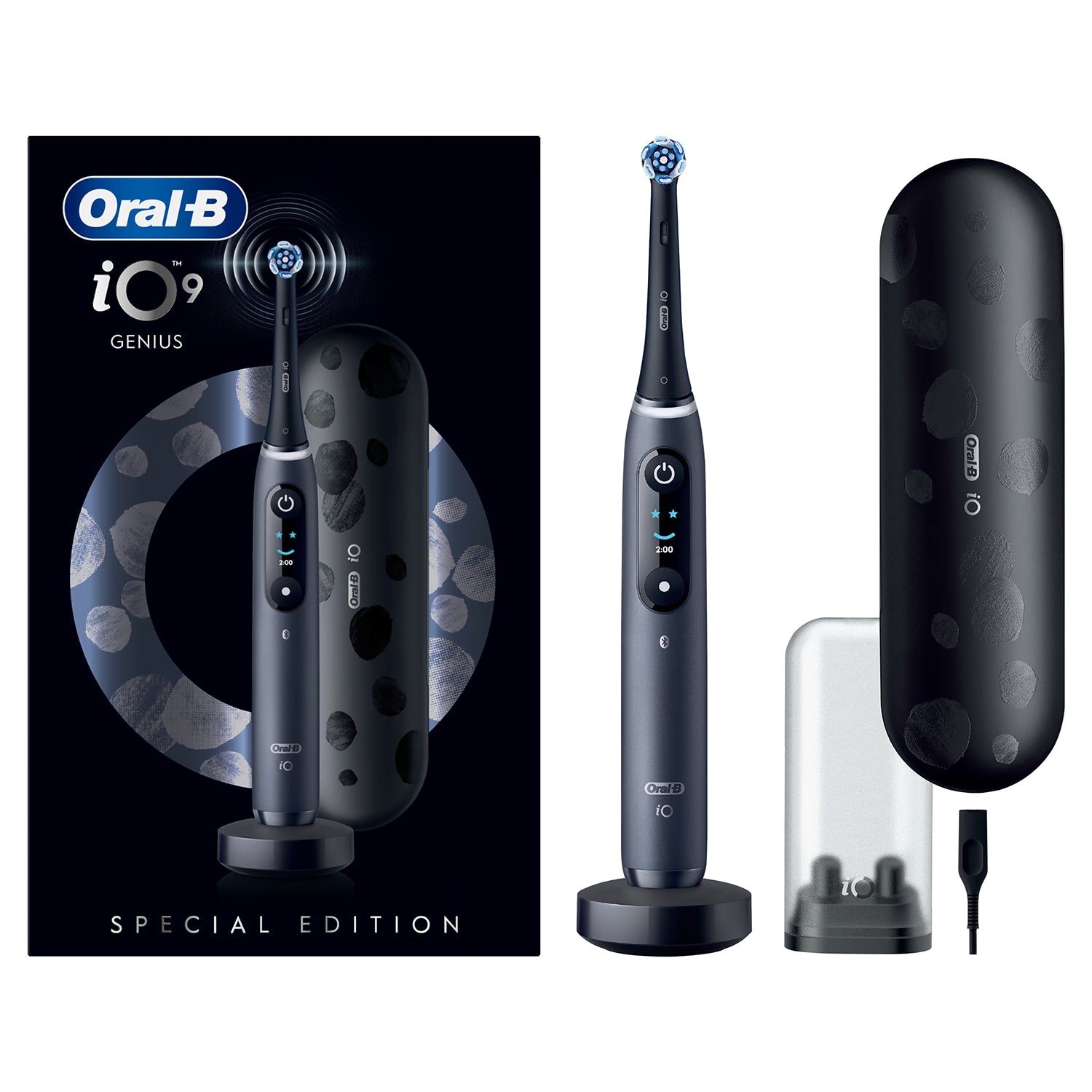 Oral-B iO 9 electric toothbrush Black Gift Edition, UK version