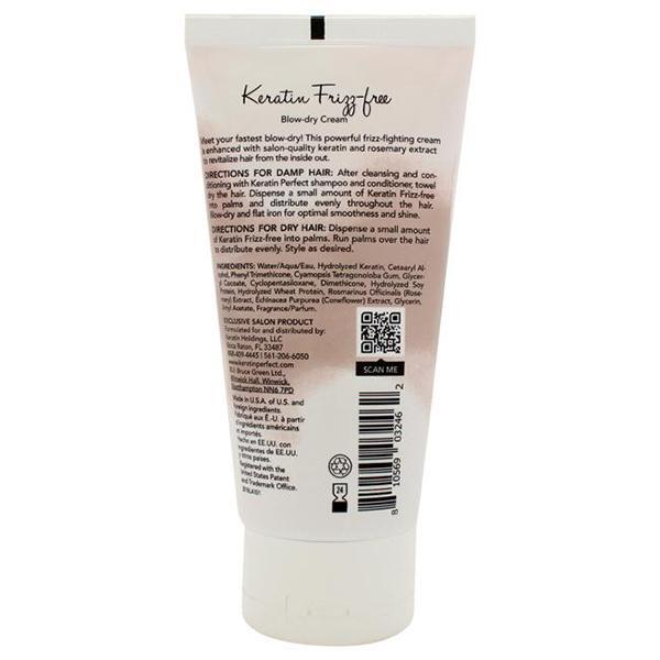 Keratin Perfect blow dry cream frizz-free 75ml, UK version