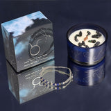 Serenityy's Taurus crystal candle 320g - British product