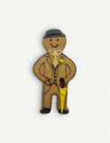 Biscuiteers iced gingerbread biscuit Jolly Ginger 15g, UK version