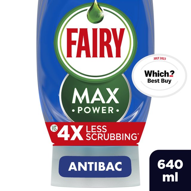 Fairy Max Power Antibac Washing Up Liquid   640ml GOODS M&S   