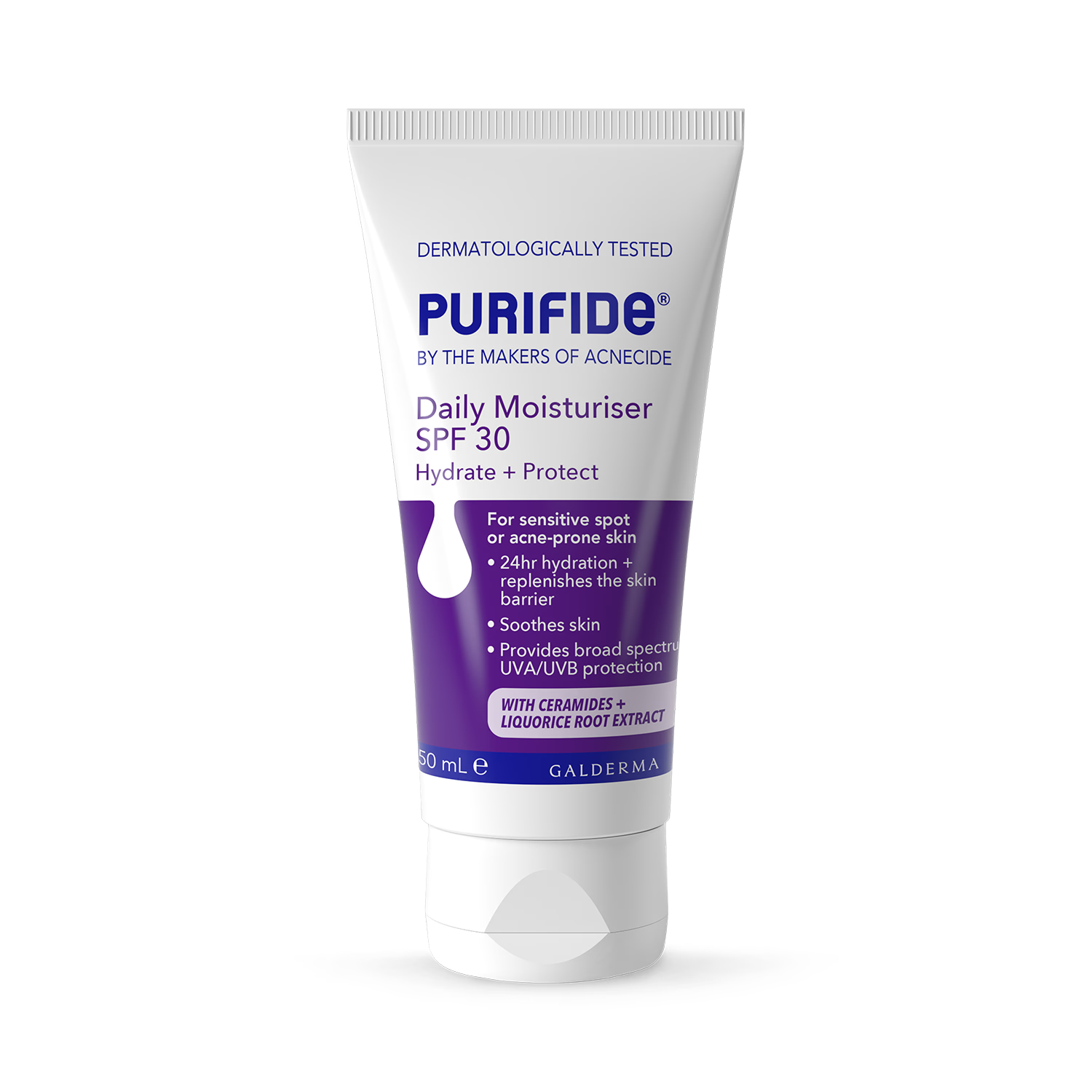 Acnecide moisturiser SPF30 50ml (British brand)