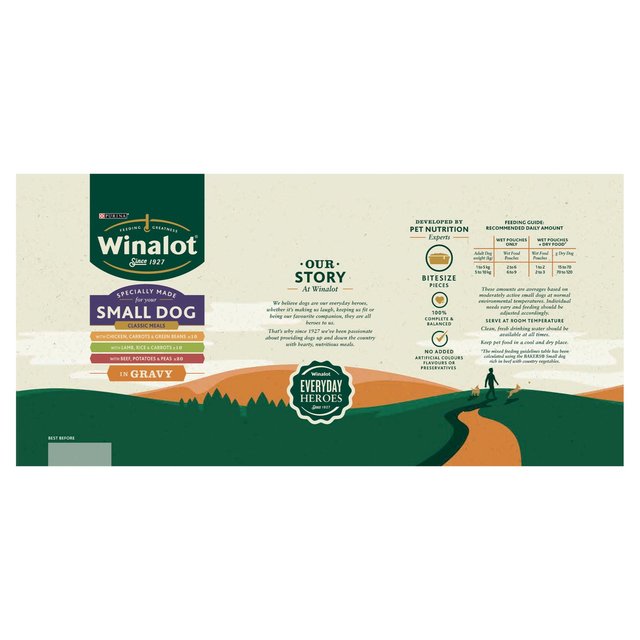 Winalot Meaty Chunks Small Dog Mixed in Gravy Wet Dog Food   40 x 100g GOODS M&S   