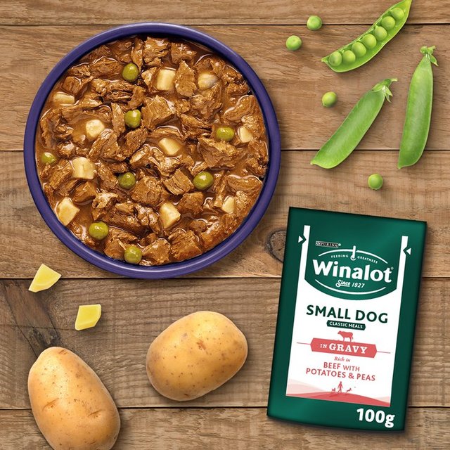 Winalot Meaty Chunks Small Dog Mixed in Gravy Wet Dog Food   40 x 100g GOODS M&S   