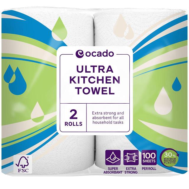 Ocado Ultra Kitchen Towel   2 per pack GOODS M&S   