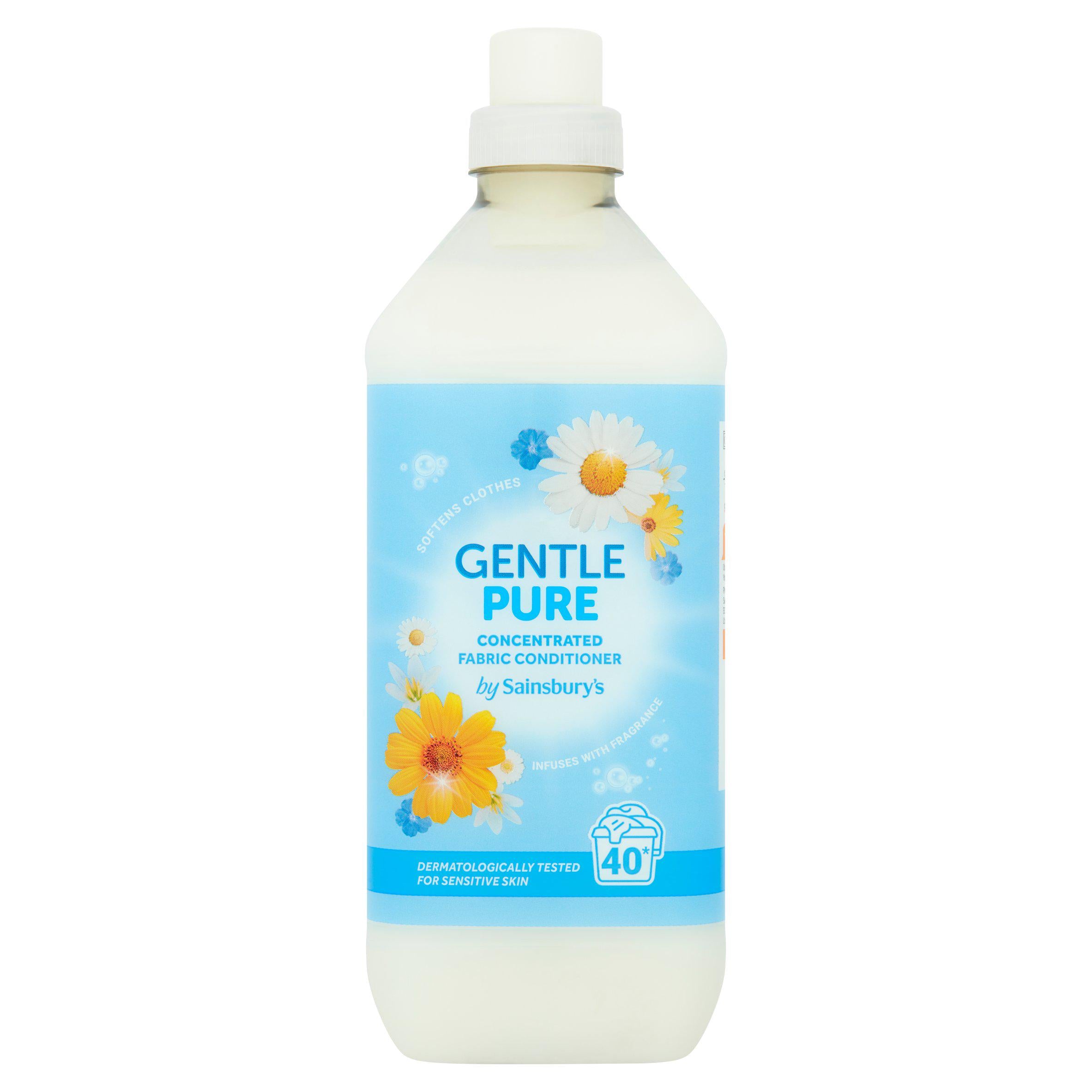 Sainsbury's Fabric Conditioner Gentle Pure 40 Washes GOODS Sainsburys   