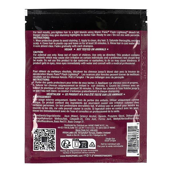 Manic Panic hair colour Vampire Red 50ml - British product