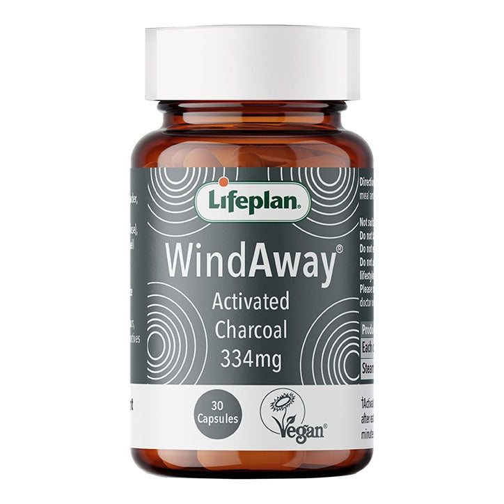 Lifeplan WindAway Activated Charcoal 30 Capsules 334mg