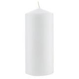 Habitat Medium Pillar Unscented Candle - White GOODS Sainsburys   