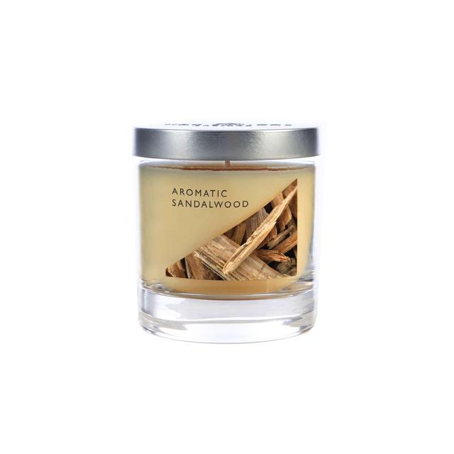 Wax Lyrical Medium Wax Fill Candle Aromatic Sandalwood GOODS M&S   