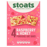 Stoats Raspberry & Honey Porridge Oat Bars    4 x 42g GOODS M&S   