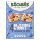 Stoats Blueberry & Honey Porridge  Oat Bars    4 x 42g GOODS M&S   