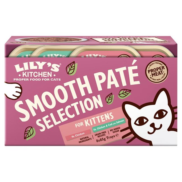 Lily's Kitchen Pate Selection for Kittens   8 x 85g GOODS M&S   