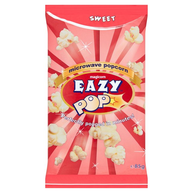 EAZYPOP Microwave Popcorn - Sweet flavour   85g GOODS M&S   