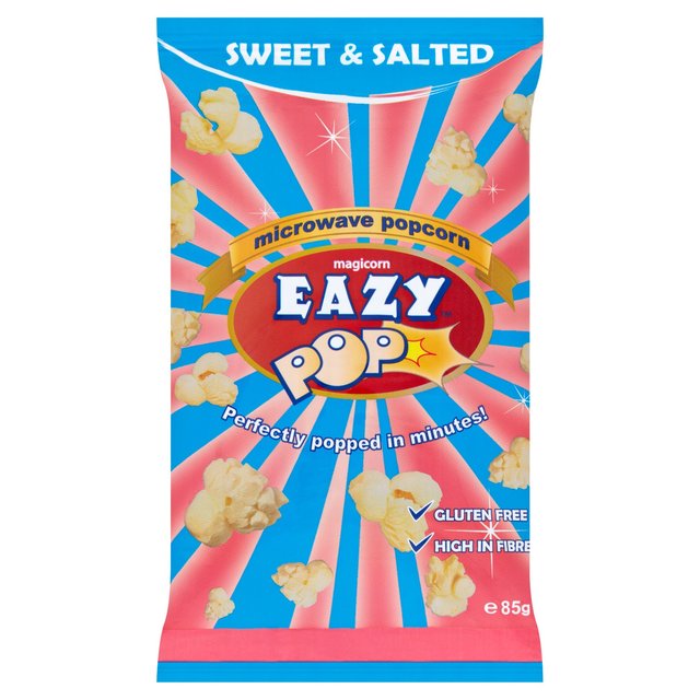 EAZYPOP Microwave Popcorn - Sweet & Salted flavour   85g GOODS M&S   