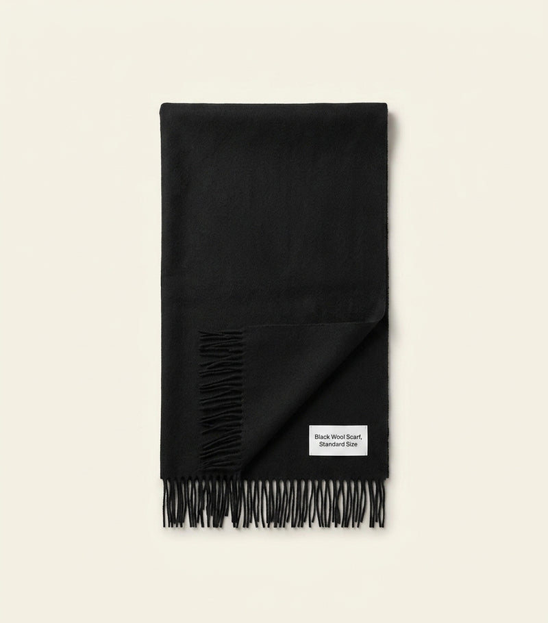 Mulberry small Merino wool scarf 200cm - British product