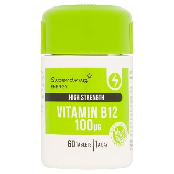 Superdrug High Strength B12 60s GOODS Superdrug   